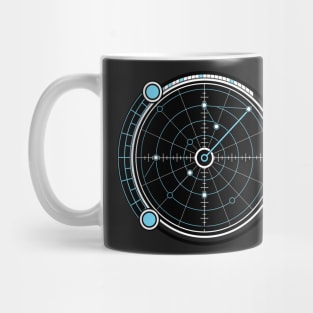 Blue Radar Mug